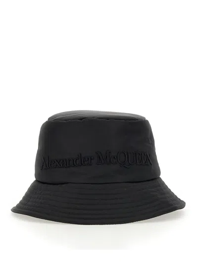 Alexander Mcqueen Bucket Hat With Logo