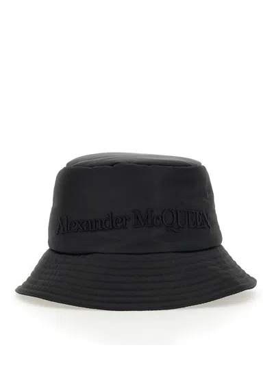 Alexander Mcqueen Bucket Hat With Logo