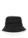 Alexander Mcqueen Bucket Hat With Logo In Black