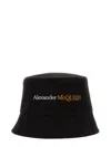 Alexander Mcqueen Mcqueen Logo Bucket Hat In Black