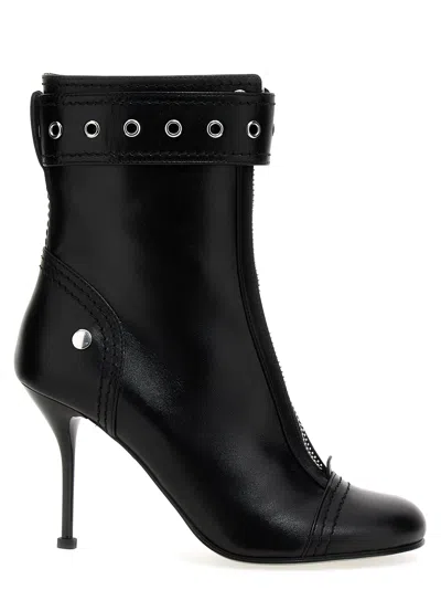 ALEXANDER MCQUEEN ALEXANDER MCQUEEN BUCKLE ANKLE BOOTS