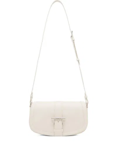 Alexander Mcqueen Buckle-detail Cross Body Bag In White
