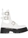Alexander Mcqueen Alexander Mc Queen Rave Boots In Weiss