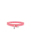 Alexander Mcqueen Buckle-fastening Leather Belt In Pink