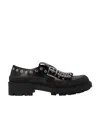 Alexander Mcqueen Studded Loafer In Black