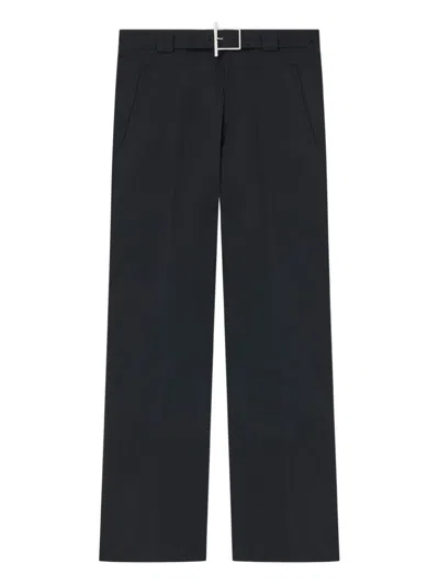 Alexander Mcqueen Buckle-fastening Trousers In Black