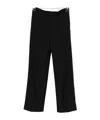 Alexander Mcqueen Buckle-fastening Trousers In Black