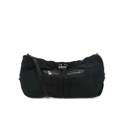 Alexander Mcqueen Bundle Shoulder Bag In Black