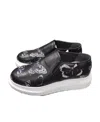 Alexander Mcqueen Butterfly Printed Sneakers In Black