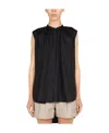 Alexander Mcqueen Women's Silk Blouse Shirt In Black