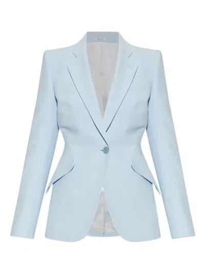 ALEXANDER MCQUEEN BUTTON FITTED JACKET