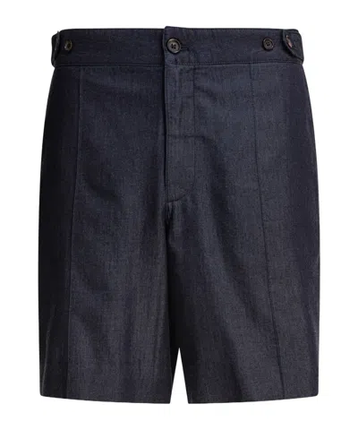 ALEXANDER MCQUEEN ALEXANDER MCQUEEN DENIM BERMUDA SHORTS