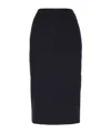 Alexander Mcqueen Women Wool Skirt In Black