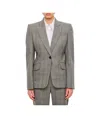 Alexander Mcqueen Blazer In Gray