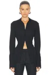 Alexander Mcqueen Button Up Top In Black