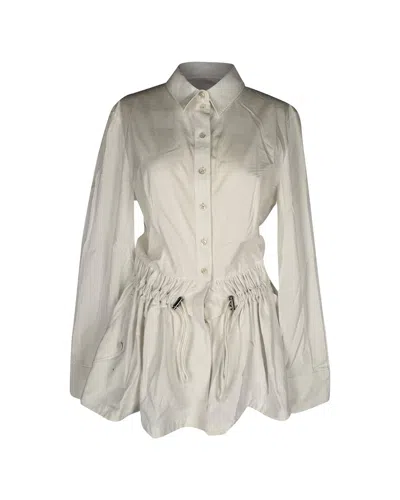 Pre-owned Alexander Mcqueen Button-down Mini Flared Dress, Size Eu 46 (authentic Pre-  Loved)