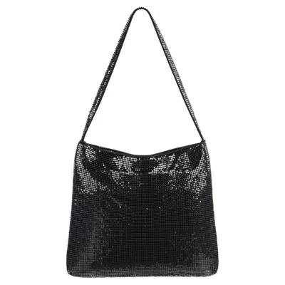 Pre-owned Alexander Mcqueen C.1998 Black Pixel Chainmail Top Handle Purse Handbag Rare