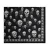 Alexander Mcqueen Foulard In Black Silk In Black