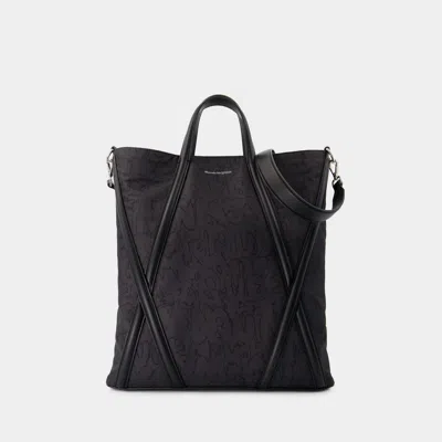Alexander Mcqueen Harness Shopper Bag -  - Nylon - Black