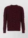 Alexander Mcqueen Alexander Mc Queen Wool Sweater In Brown