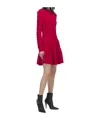 Alexander Mcqueen Cable-knit Mini Dress In Pink