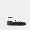 Alexander Mcqueen Mcqueen Women Leather Strap Ballet Flats