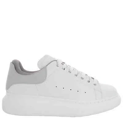 Pre-owned Alexander Mcqueen Calf Leather Oversized Sneakers In Gray
