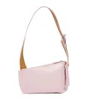 Alexander Mcqueen Pink Leather Sling T-bar Crossbody Bag In Pink