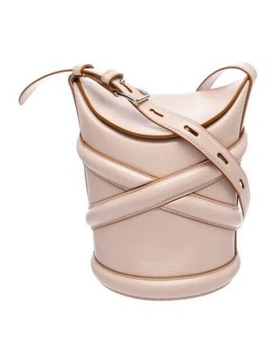 Pre-owned Alexander Mcqueen Calfskin Crossbody Bag In Pink