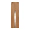 Alexander Mcqueen Men's Camera Strap Chino Pants In Brown