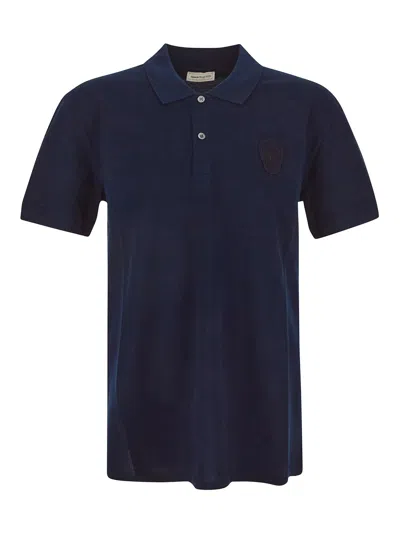 Alexander Mcqueen T-shirt In Blue