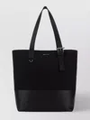 Alexander Mcqueen Mcqueen T-bar Canvas Shopper In Black