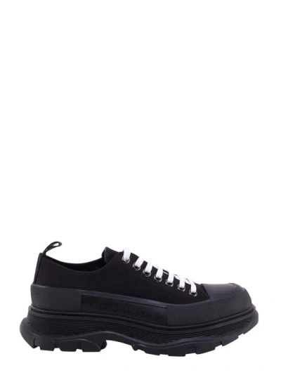 Alexander Mcqueen Canvas Sneakers In Black