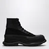 Alexander Mcqueen Tread Slick Boots In Black