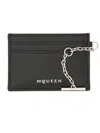 Alexander Mcqueen Card Holder In Black