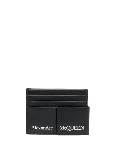 Alexander Mcqueen Card Holder In Orange