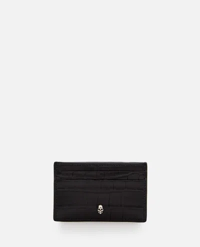 Alexander Mcqueen Card Holder In Black