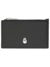 Alexander Mcqueen Card Holder "skull" In Black