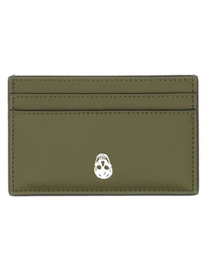 Alexander Mcqueen Card Holder "skull"