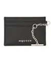Alexander Mcqueen Card Holder In Black