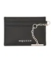 Alexander Mcqueen Card Holder In Black
