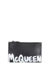 ALEXANDER MCQUEEN CARD HOLDER WITH ZIP