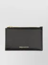 Alexander Mcqueen Cardholder With Chic Gold-tone Hardware
