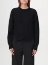 Alexander Mcqueen Chevron Corset Sweater In Wool In Schwarz