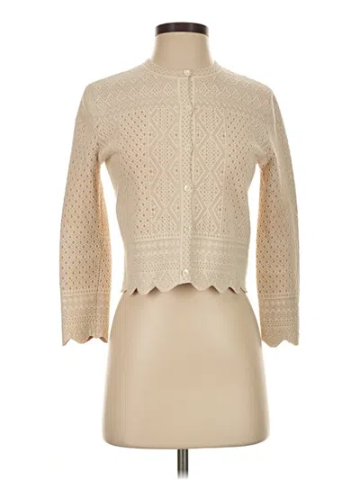 Pre-owned Alexander Mcqueen Cardigan Sweater In Ivory