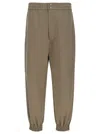Alexander Mcqueen Beige Cargo Pants With Elastic Waistband In Cotton Man In Beige