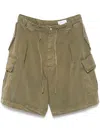 Alexander Mcqueen Cargo Shorts In Green