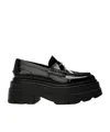 Alexander Mcqueen Carter Platform Shoes In Black