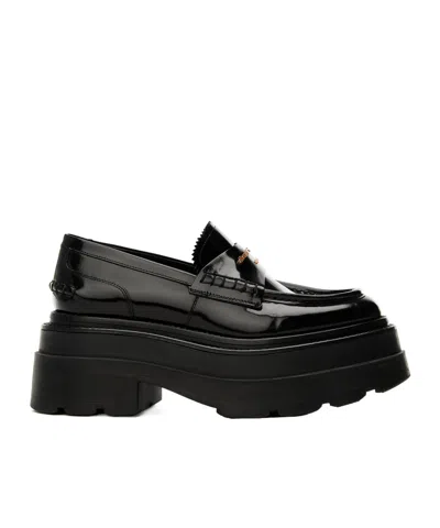 Alexander Mcqueen Carter Platform Shoes In Black