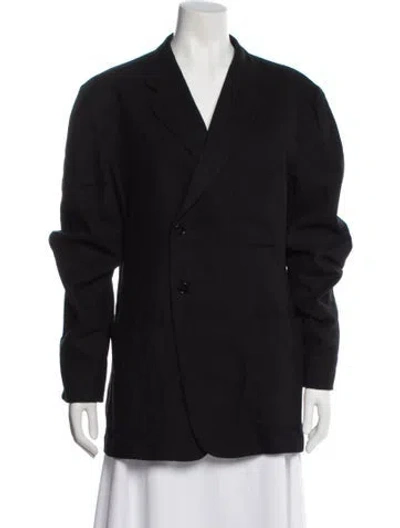 Pre-owned Alexander Mcqueen Cashmere Blazer In Black
